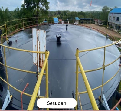 Hasil Aplikasi Tank Coating